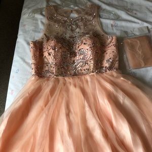 Elegant blush pink dress